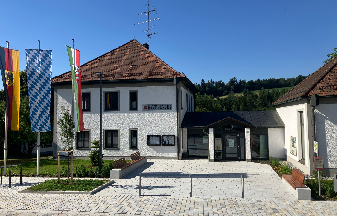 Rathaus Vorderansicht
